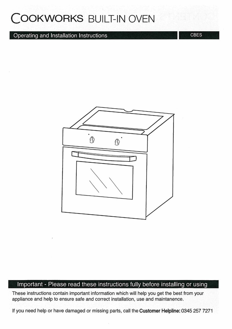 Cookworks CBES User manual
