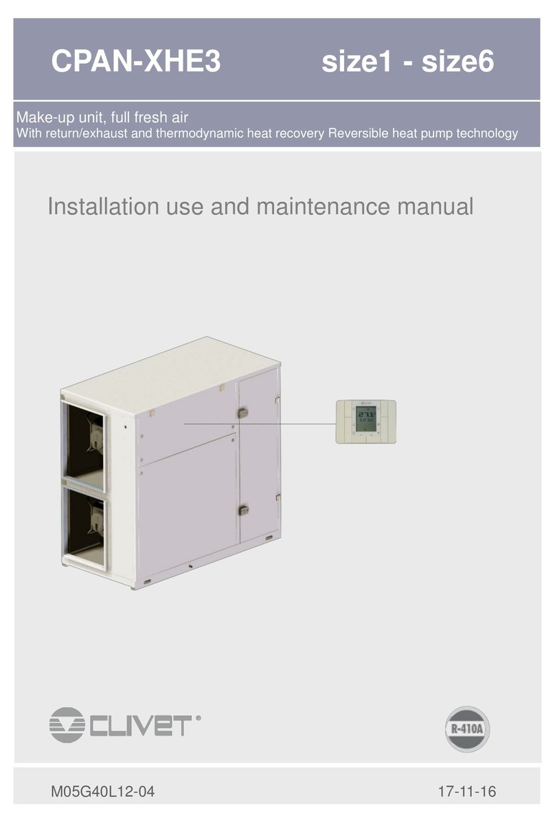 CLIVET CPAN-XHE3 Manual