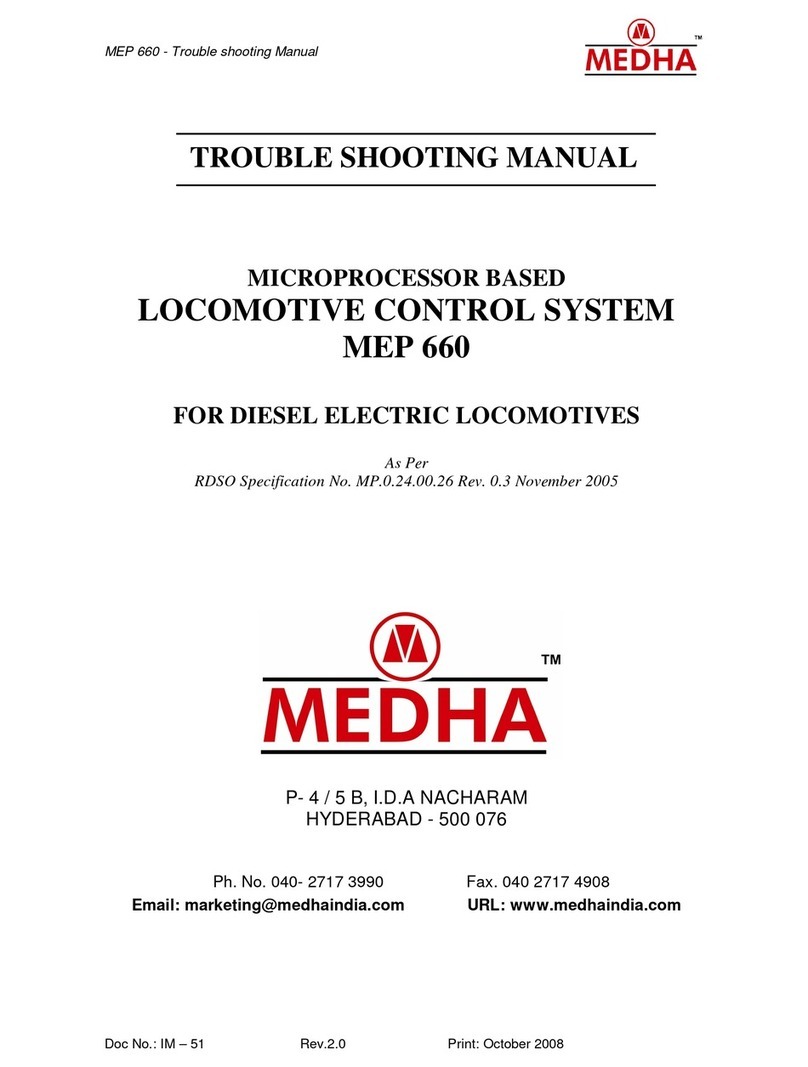 Medha MEP 660 Programming manual