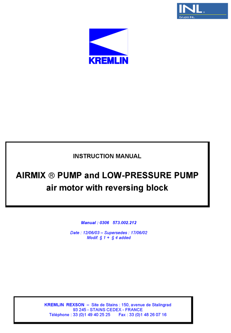 Kremlin-Rexson airmix User manual