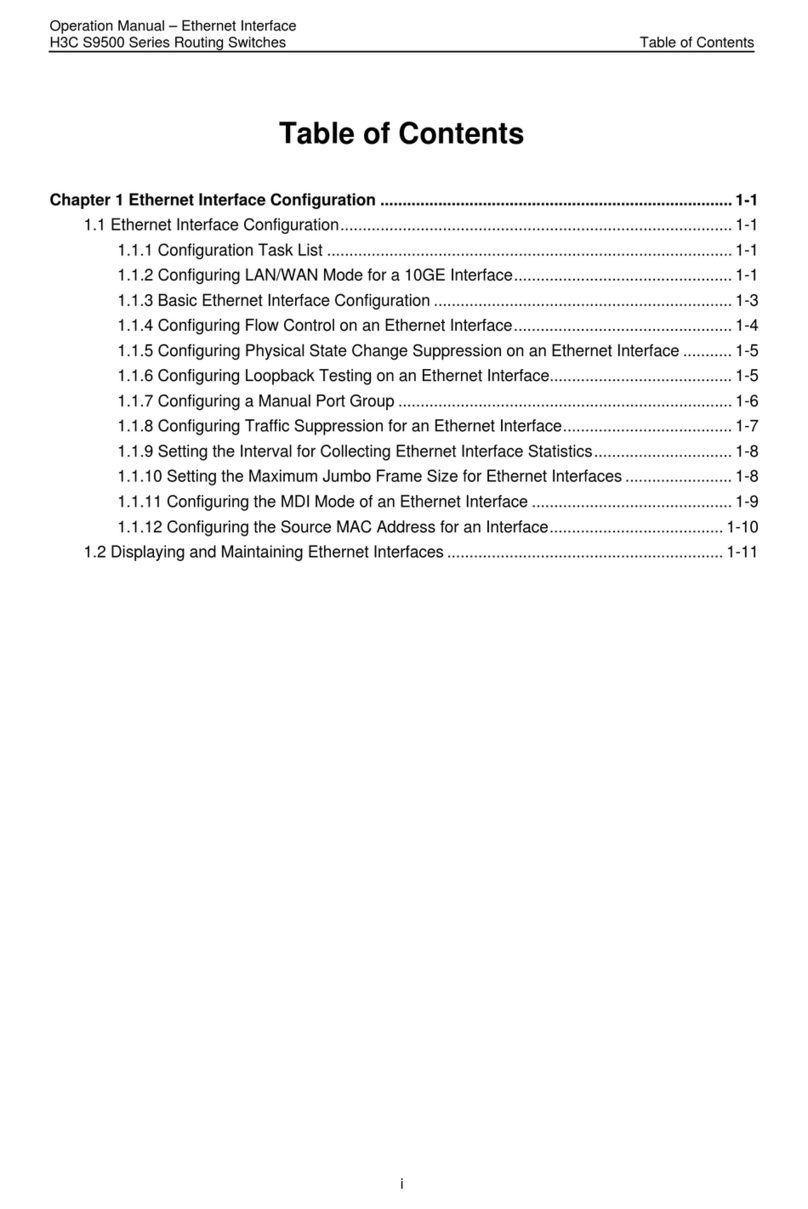 H3C S9500 Series Operation manual