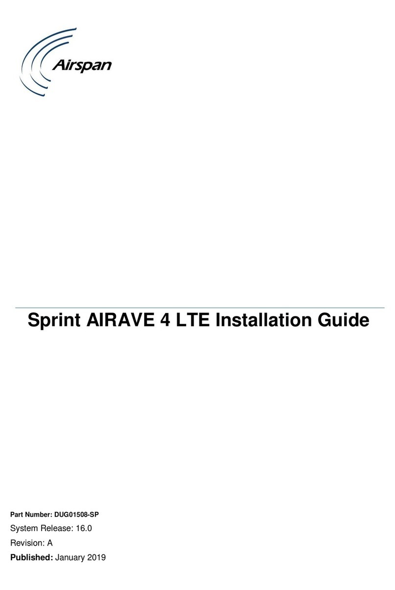 Airspan Sprint AIRAVE 4 LTE installation guide