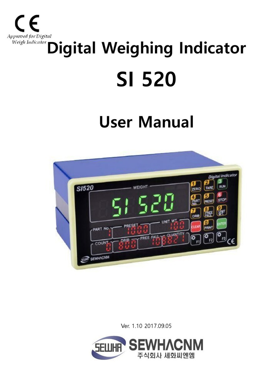 Sewhacnm SI 520 user manual
