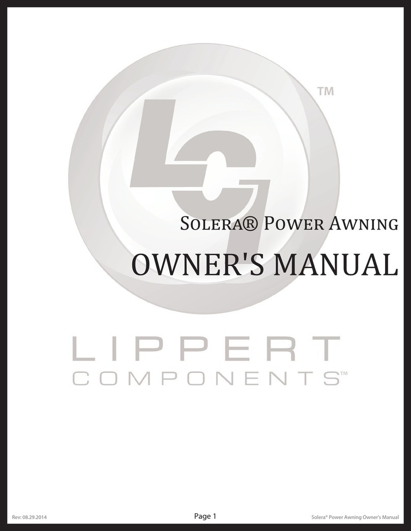 Lippert Components Solera User manual Lippert Components Solera User manual
