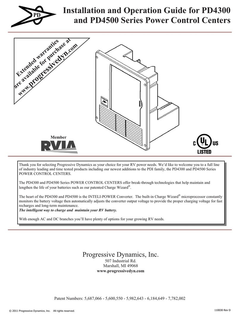 Progressive Dynamics PD4300 Series Installation and operation guide