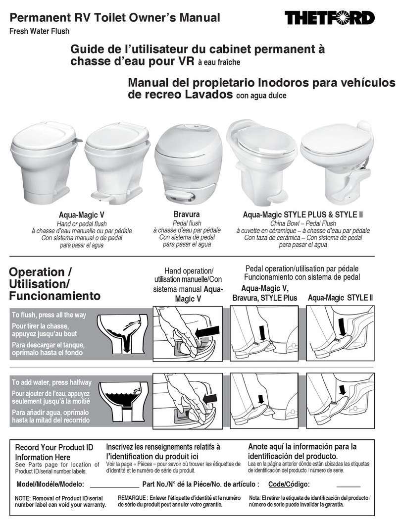 Thetford Aqua-Magic V owner's manual