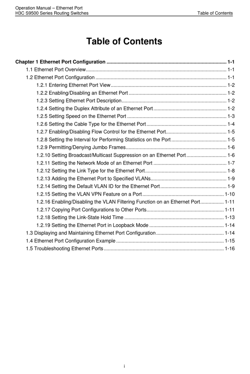 H3C S9500 Series Operation manual