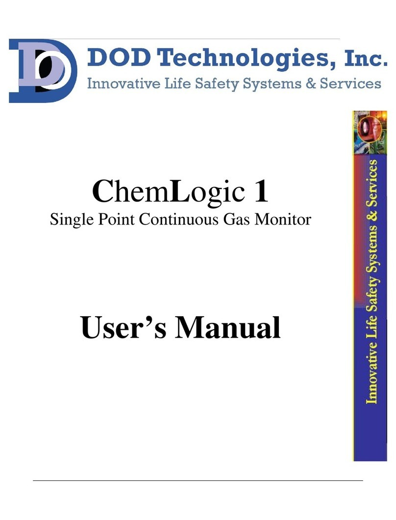 DOD Technologies ChemLogic 1 user manual