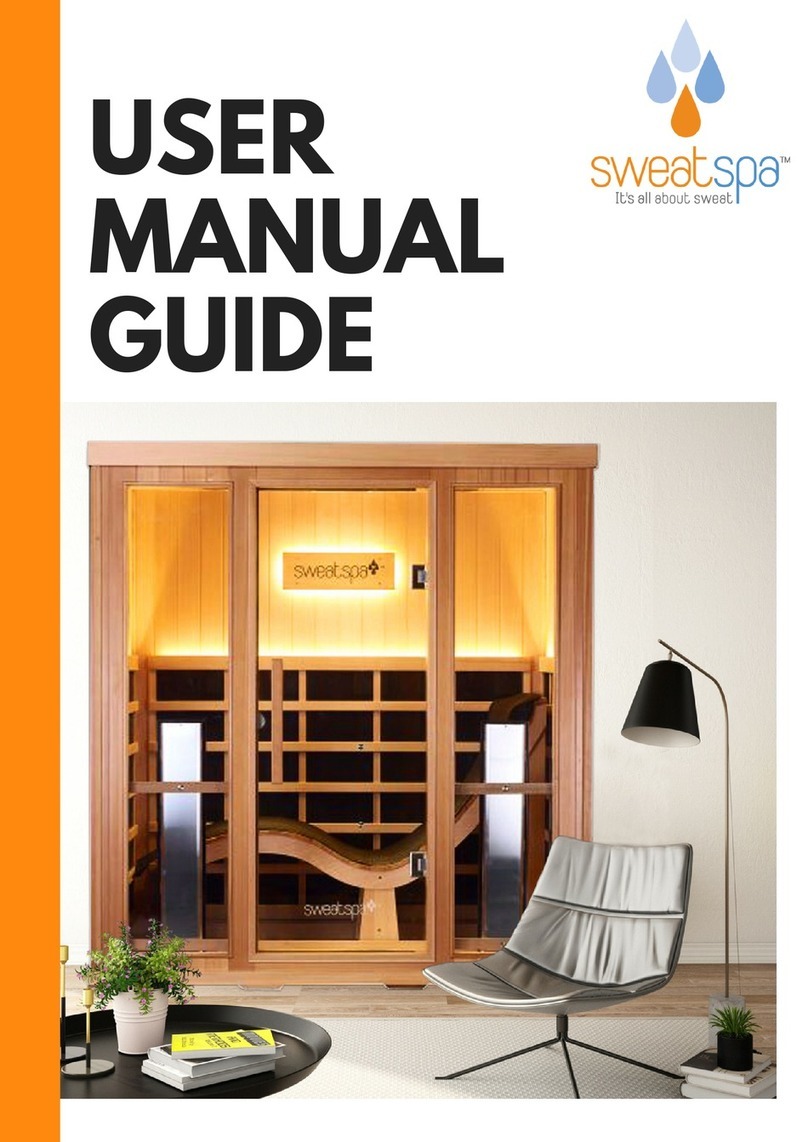 Sweatspa Capsule User's manual guide Sweatspa Capsule User's manual guide