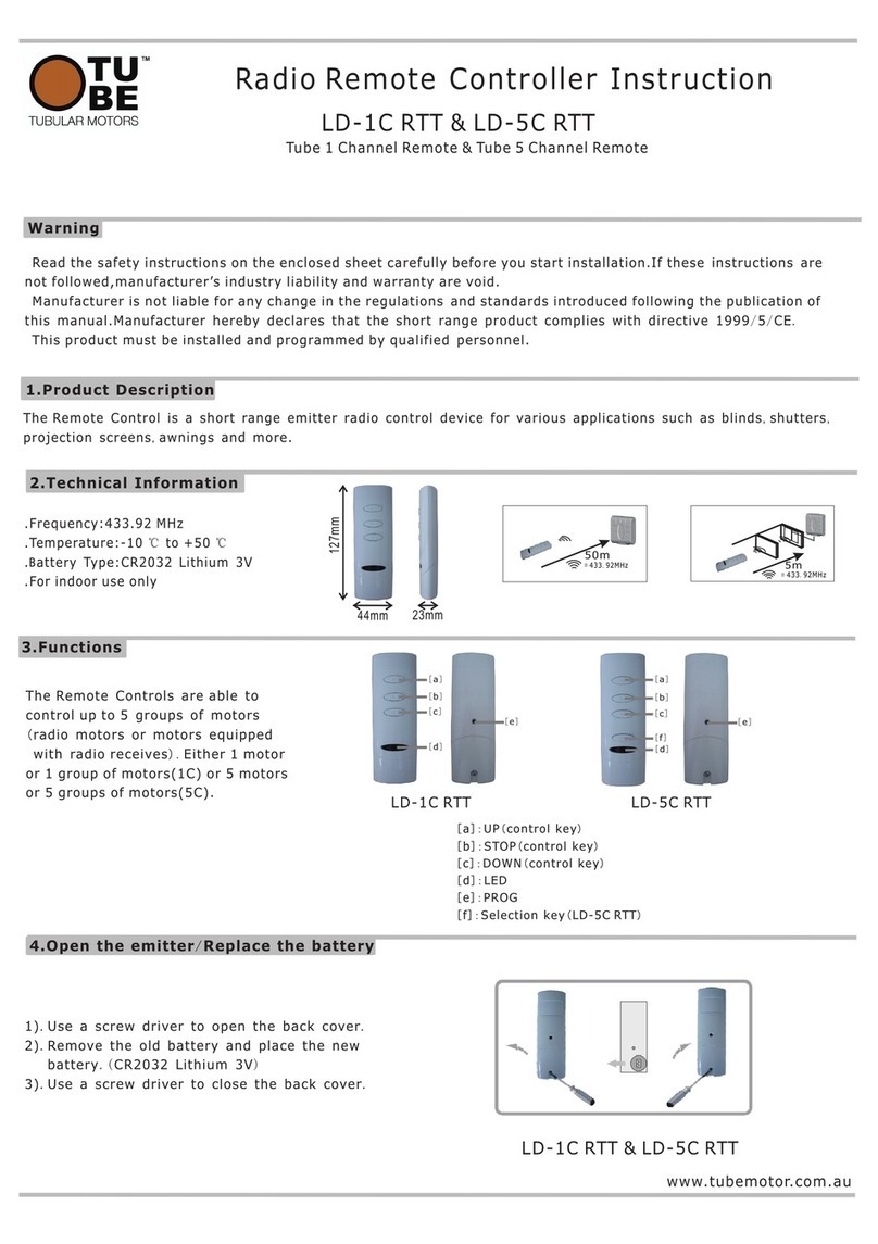 TUBE LD-1C RTT technical information