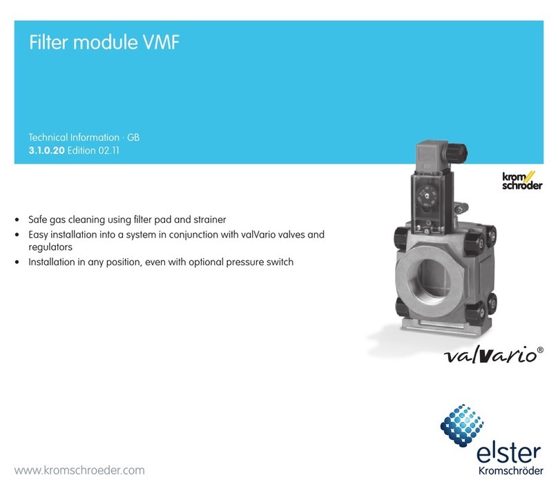 Elster Kromschroder VMF Series Manual