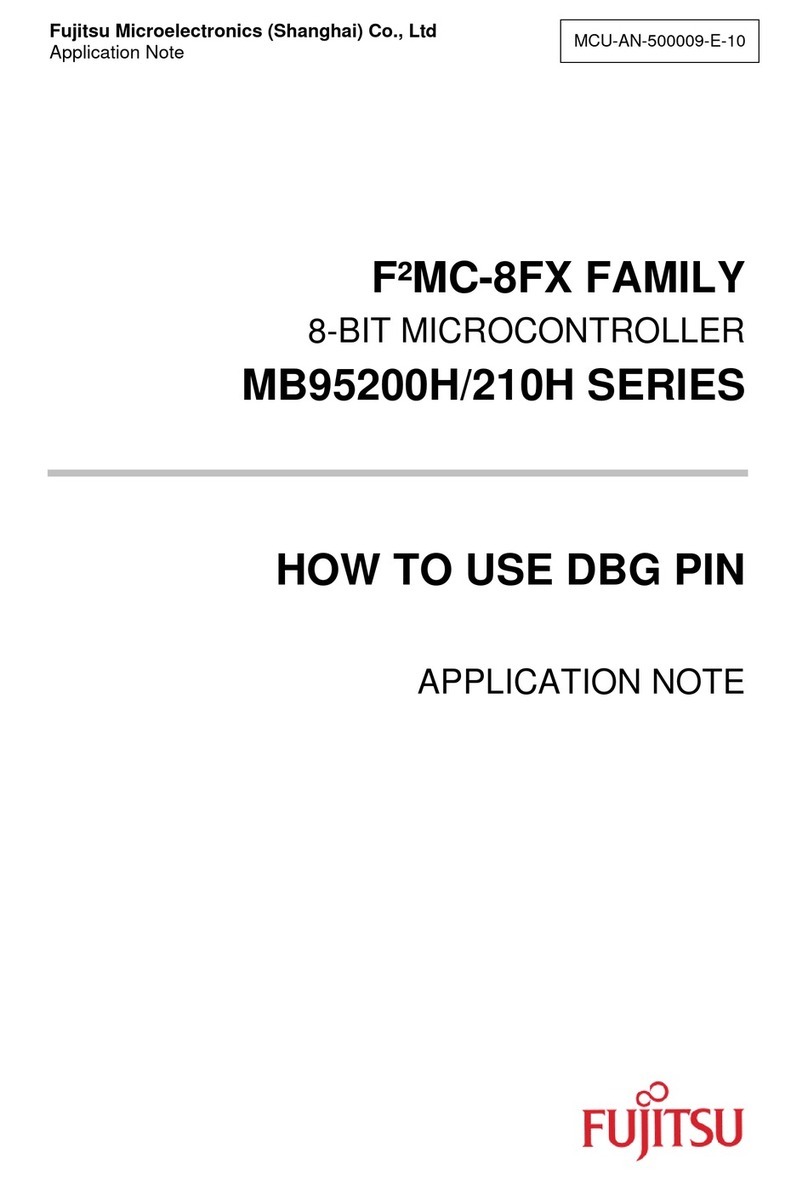 Fujitsu MB95210H Series Installation and operating instructions