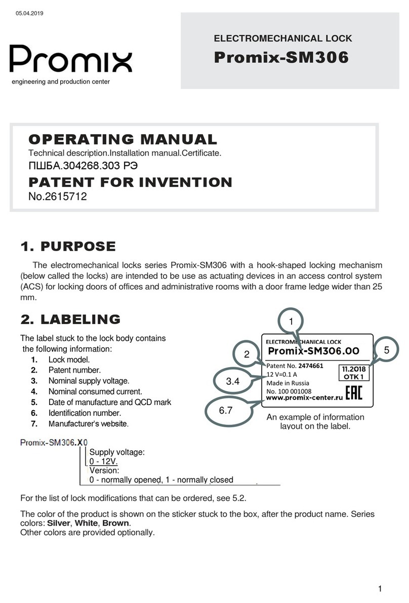 PROMIX Promix-SM306 User manual