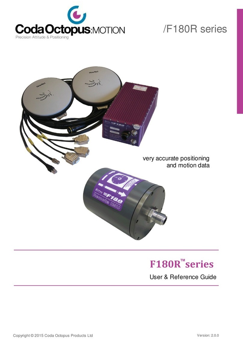 CodaOctopus F180R Series Product information sheet