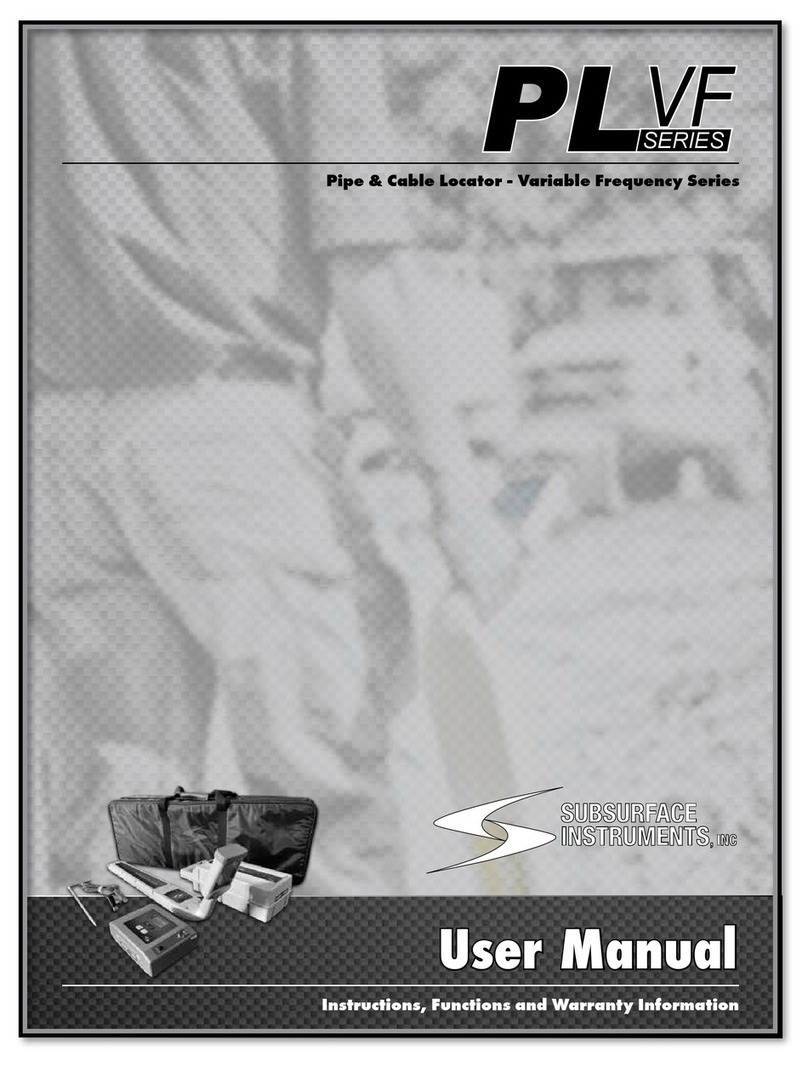 SubSurface Instruments PL-VF Series user manual