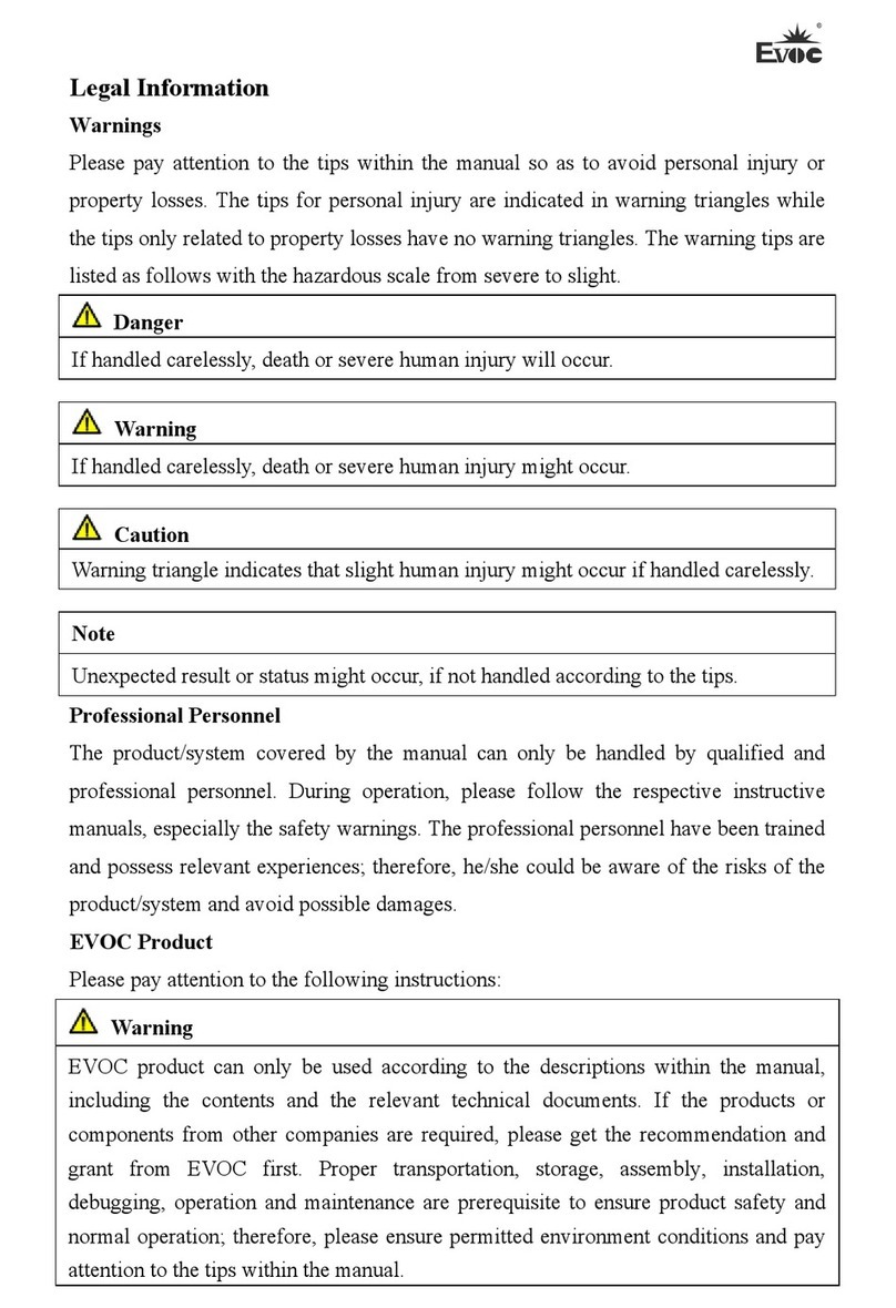 EVOC PPC-1781 Series User manual