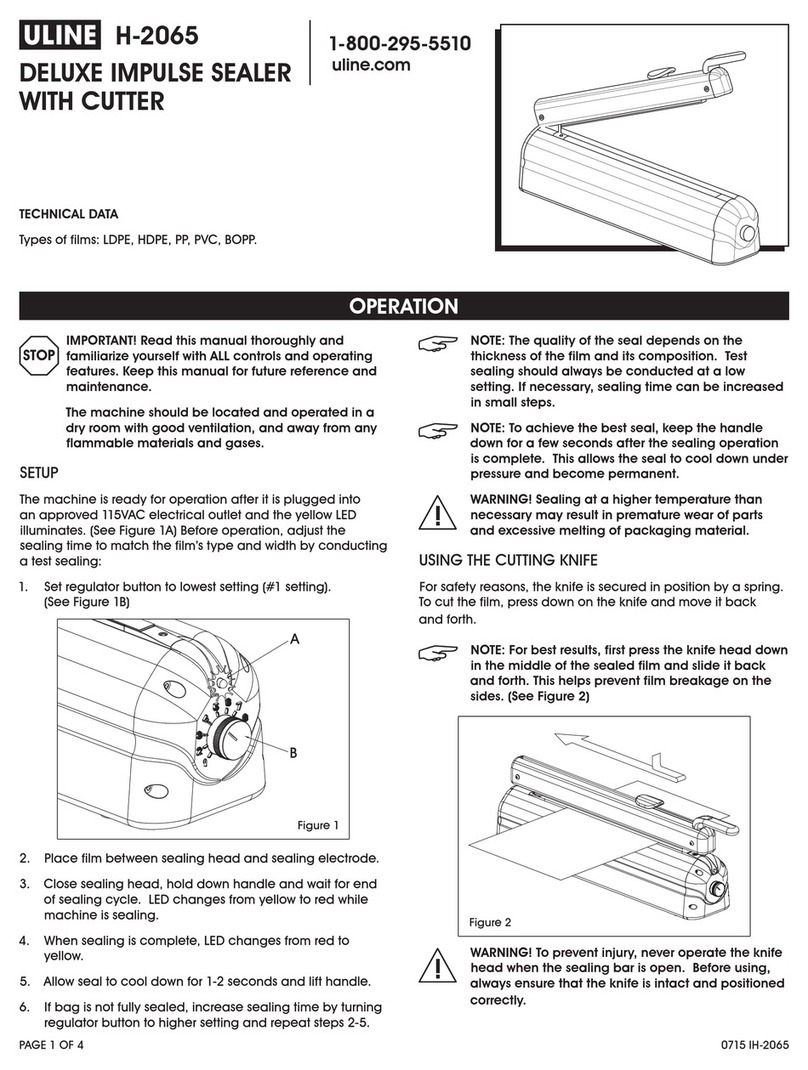 U-Line H-2065 Instruction manual
