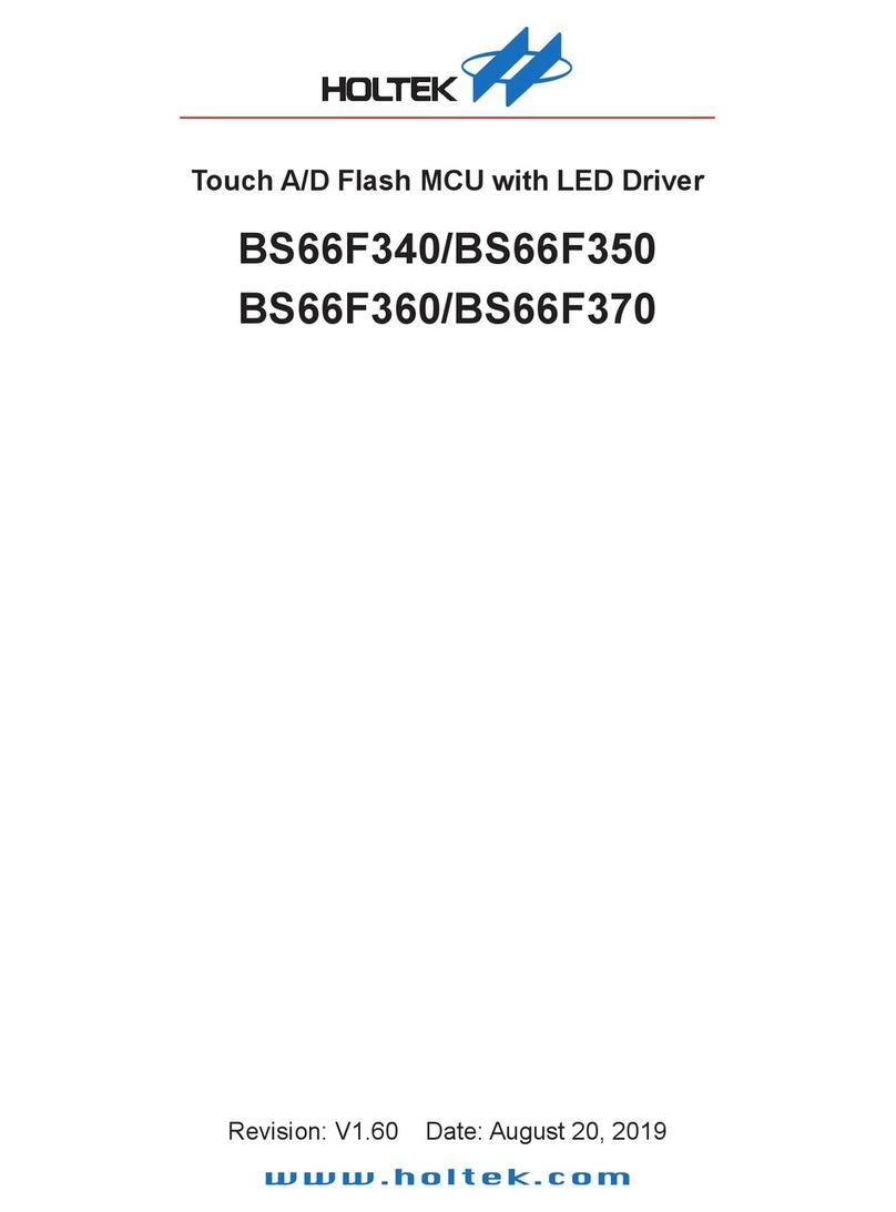 Holtek BS66F340 User manual