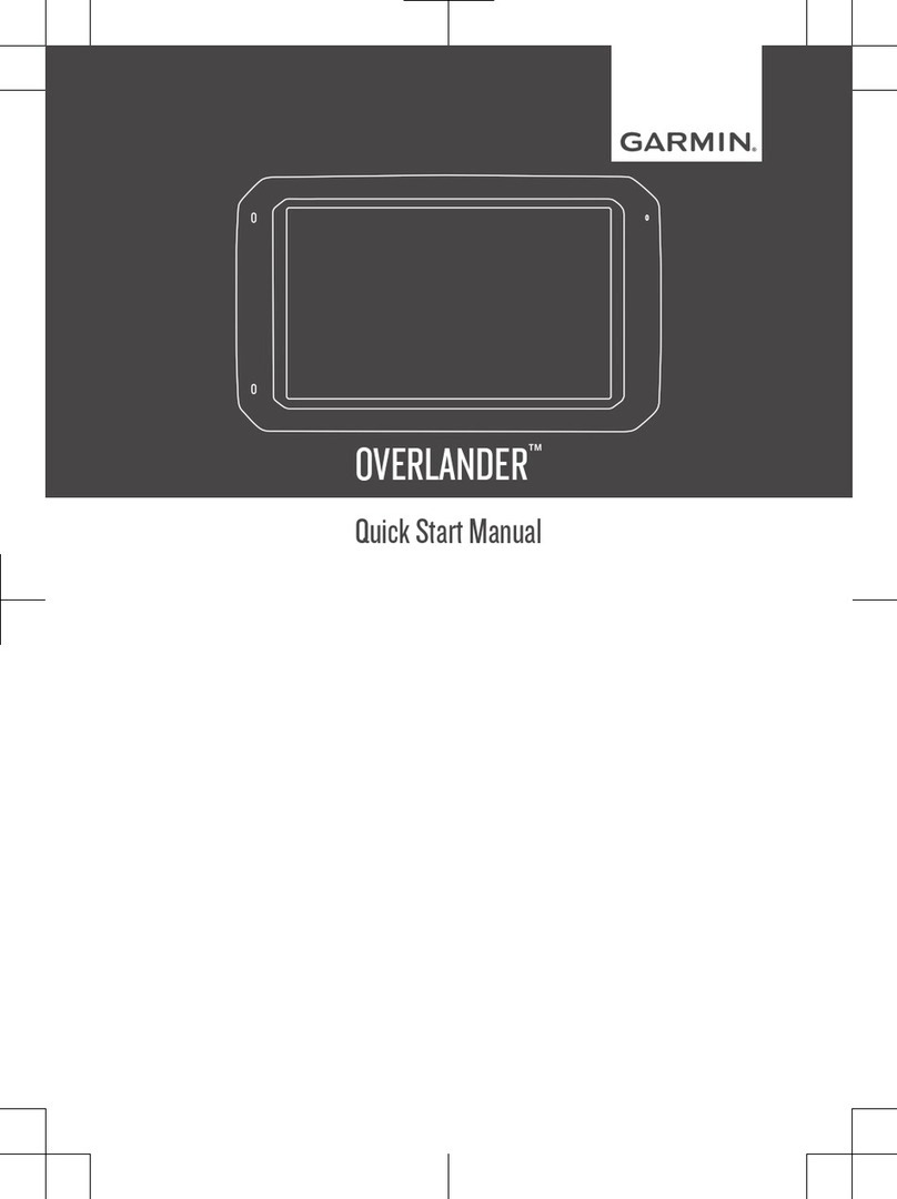 Garmin OVERLANDER Quick start manual