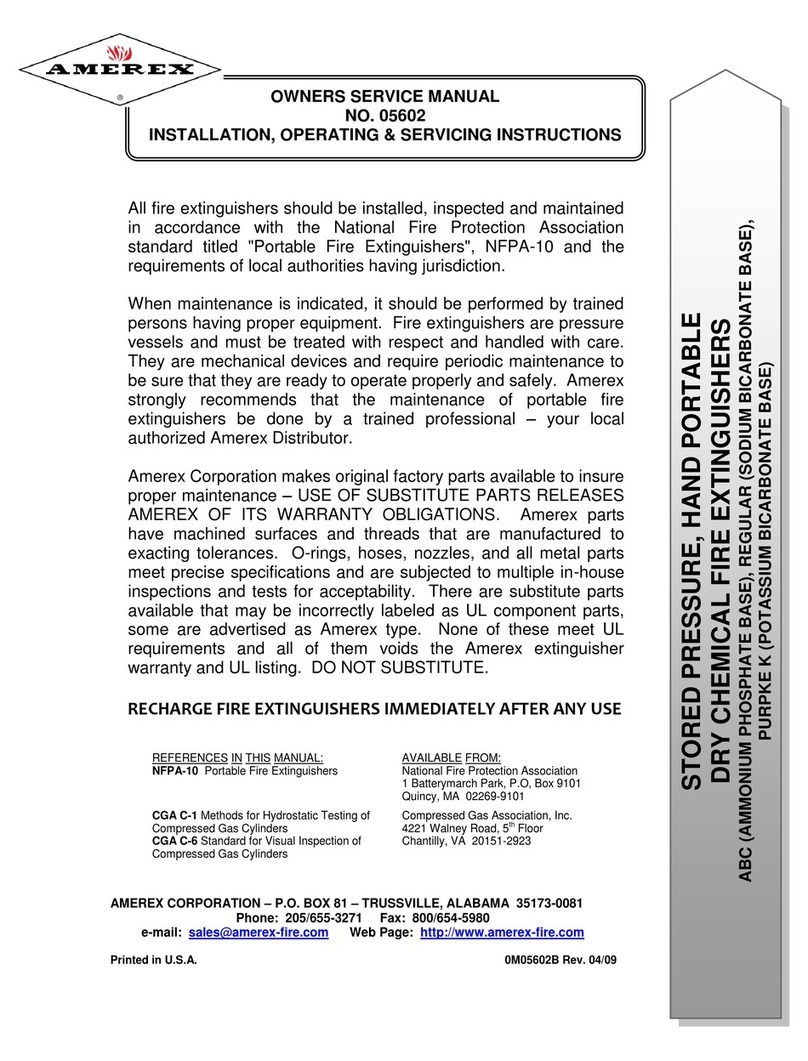 Amerex 05602 User guide