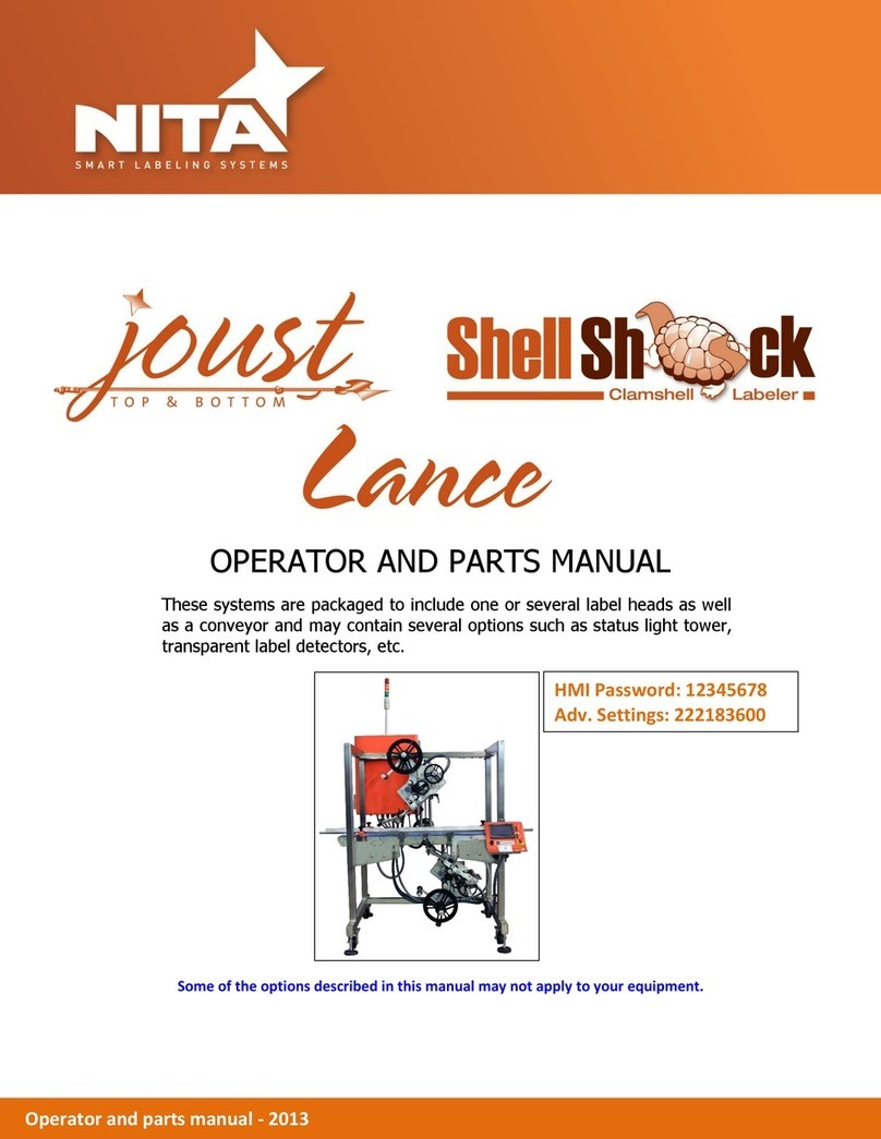 NITA Joust Operator and parts manual