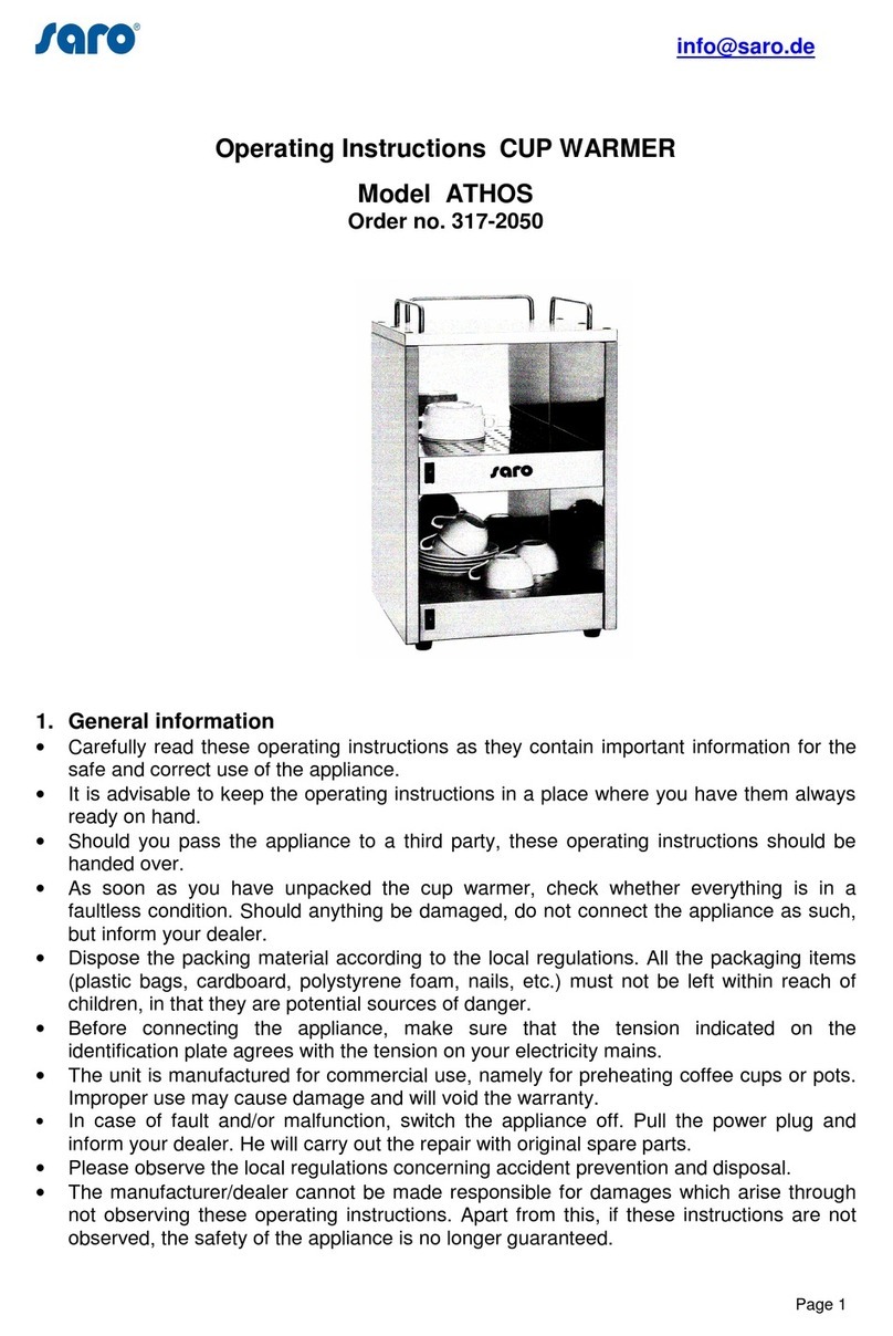 saro ATHOS operating instructions