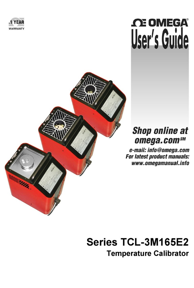Omega TCL-3M165E2 Series User manual