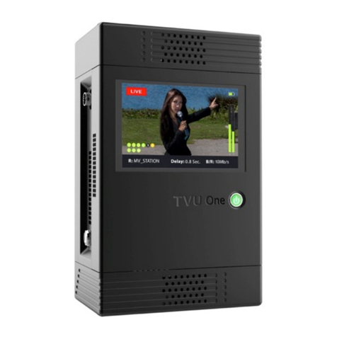 TVU networks TVU One Installation manual