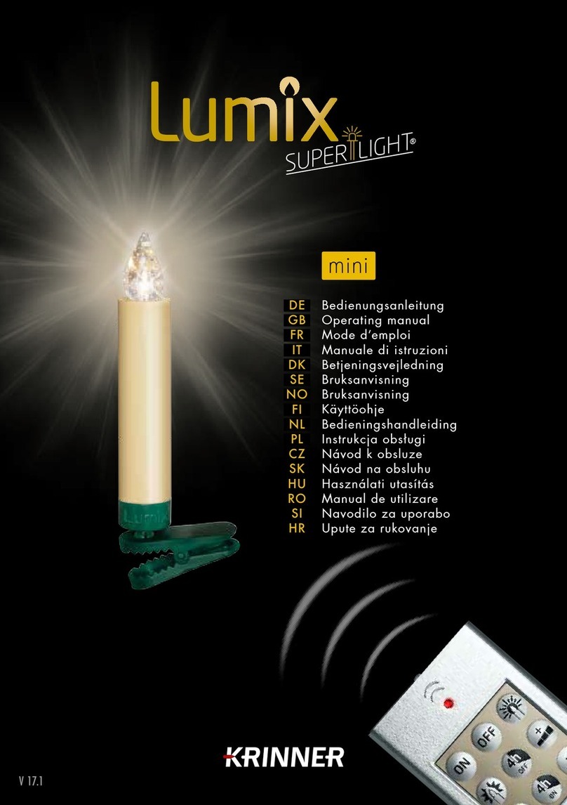 KRINNER Lumix SuperLight Mini operating manual