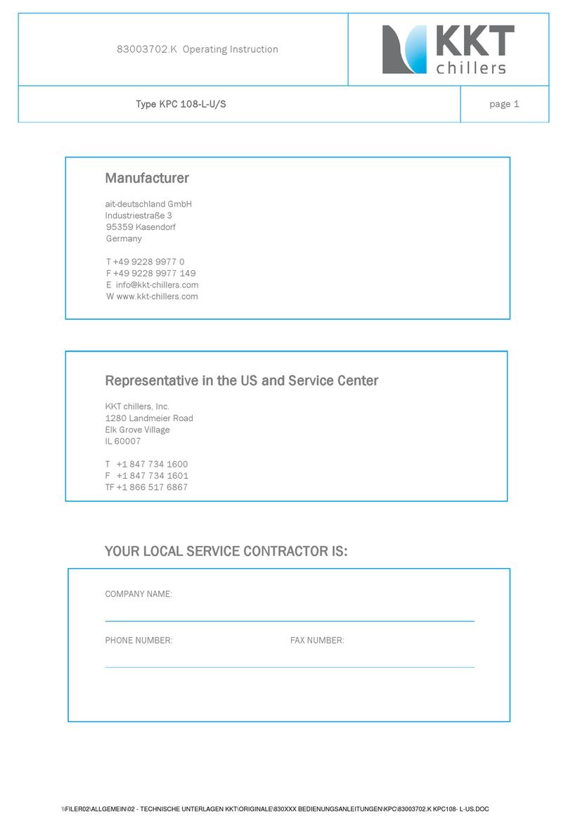 KKT KPC 108-L-U/S User manual