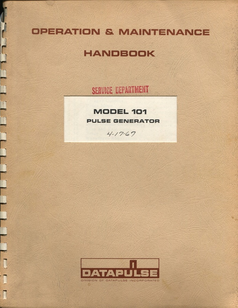 Datapulse 101 Operation & Maintenance Handbook