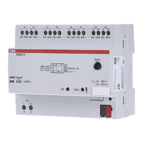 ABB i-bus DALI-Gateway DG/S 8.1 User manual