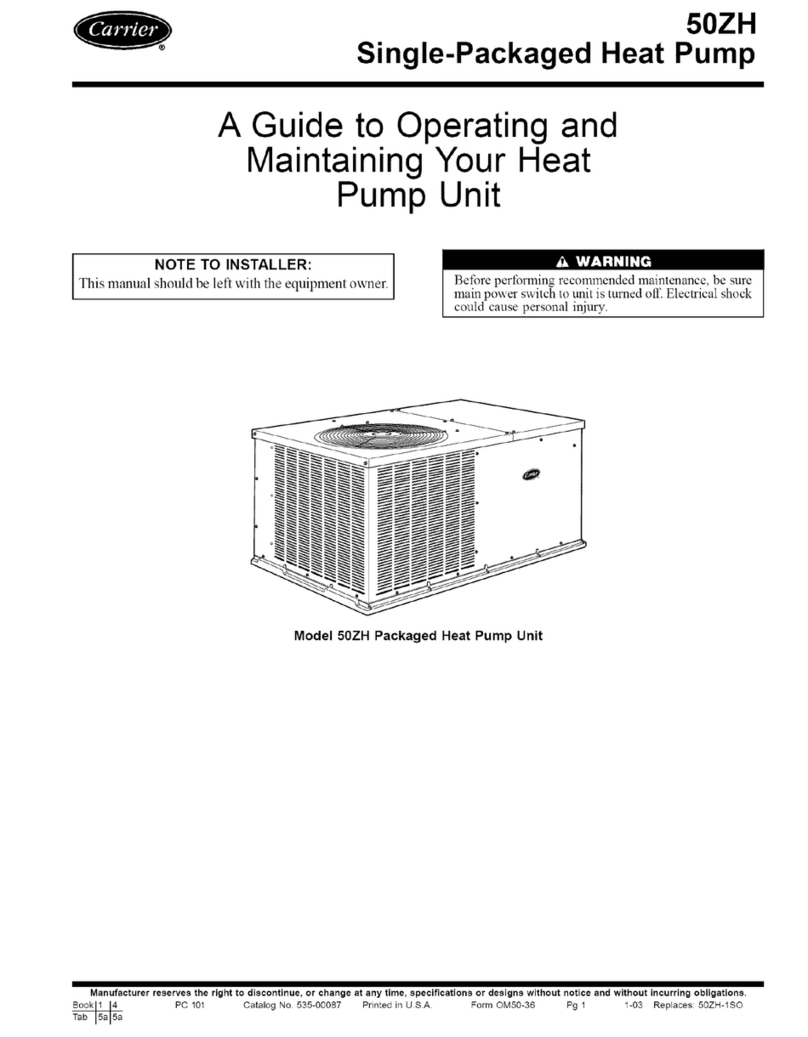 Carrier 50ZH Series Guide to operating and maintaining