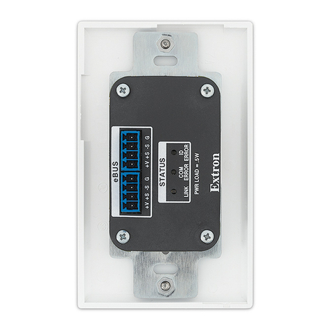 Extron electronics eBUS Button Panel Decorator-Style Series User manual Extron electronics eBUS Button Panel Decorator-Style Series User manual