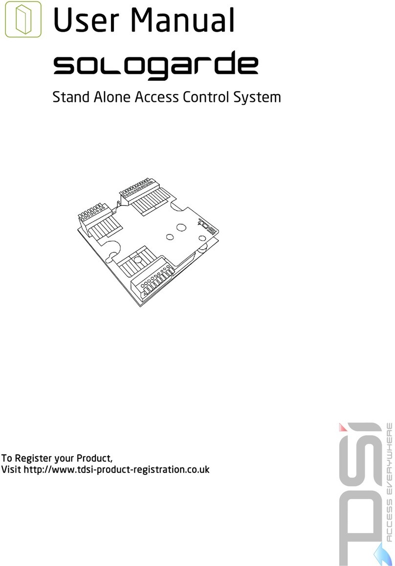 TDSi SOLOgarde user manual