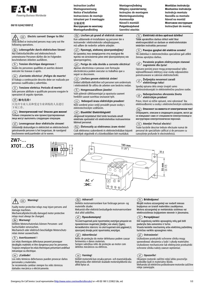 Eaton ZW7 XTOT C3S Series Manual