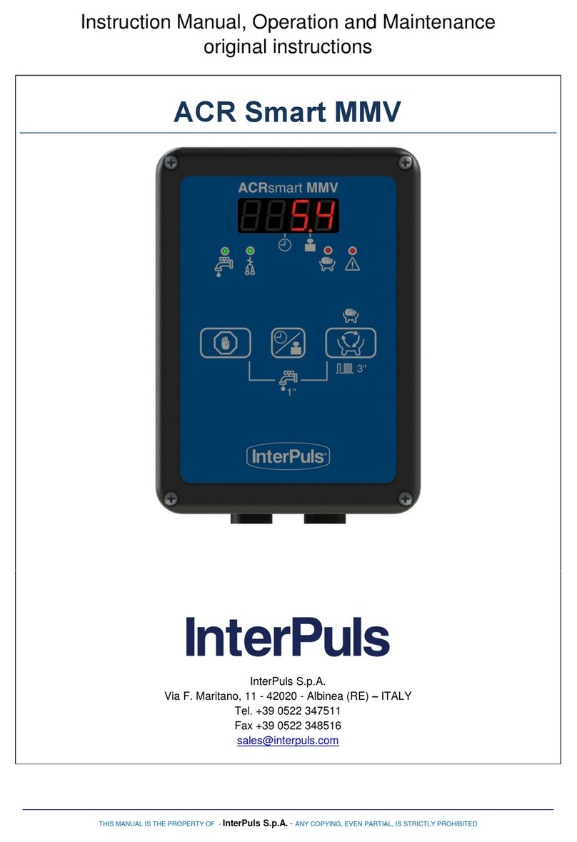 InterPuls ACR Smart MMV Instruction Manual, Operation and Maintenance original instructions InterPuls ACR Smart MMV Instruction Manual, Operation and Maintenance original instructions