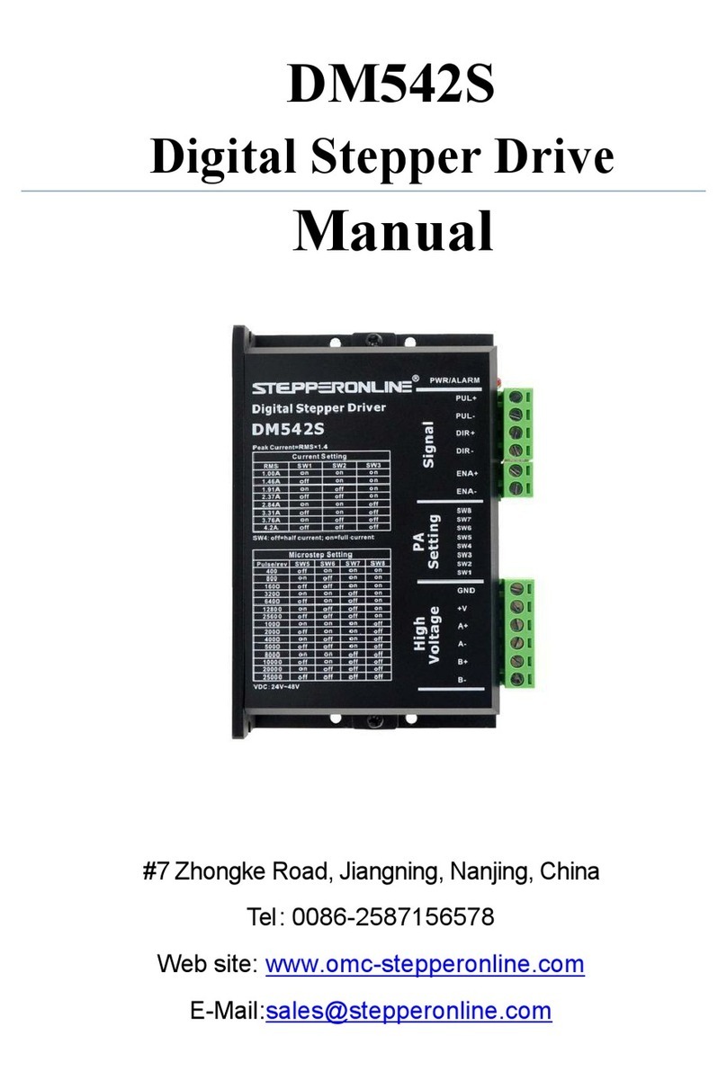 StepperOnline DM542S User manual