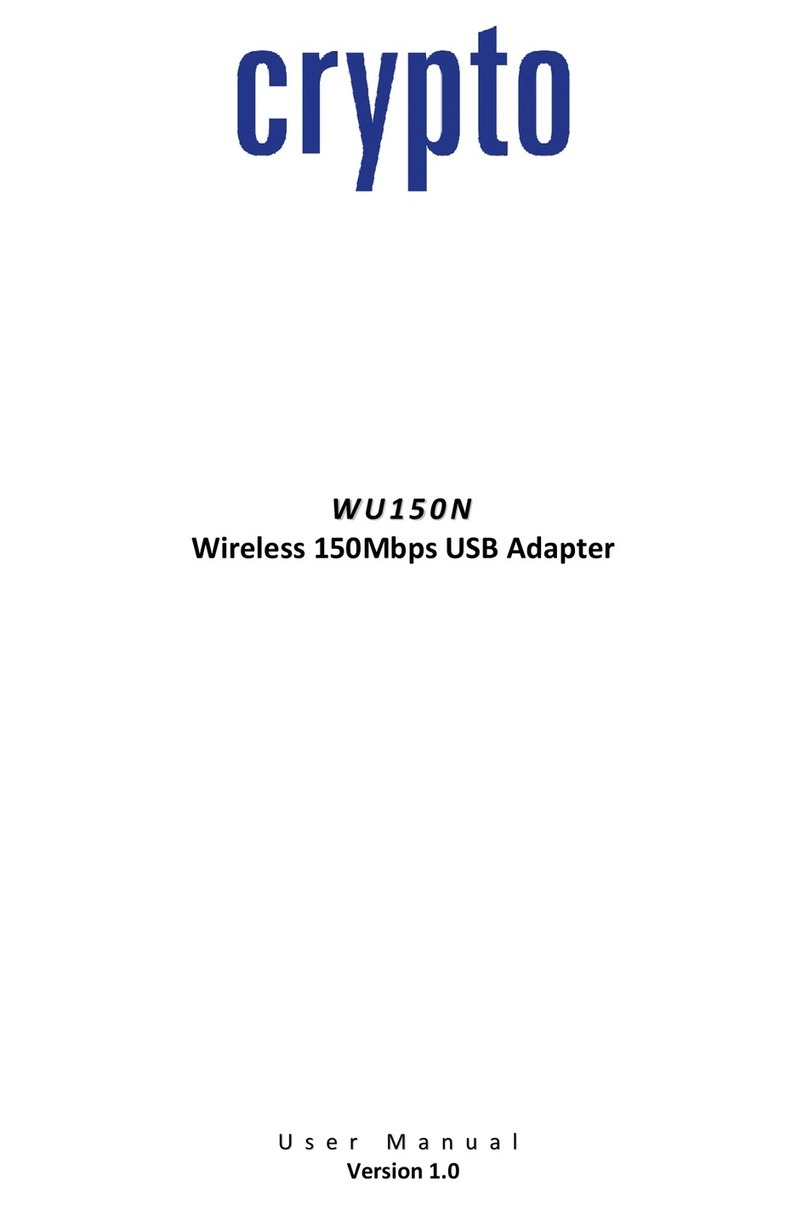Crypto WU150N User manual