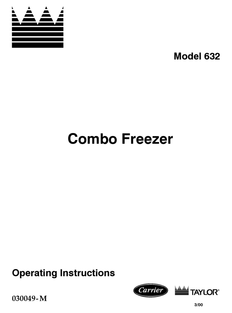 Carrier Taylor 632 operating instructions