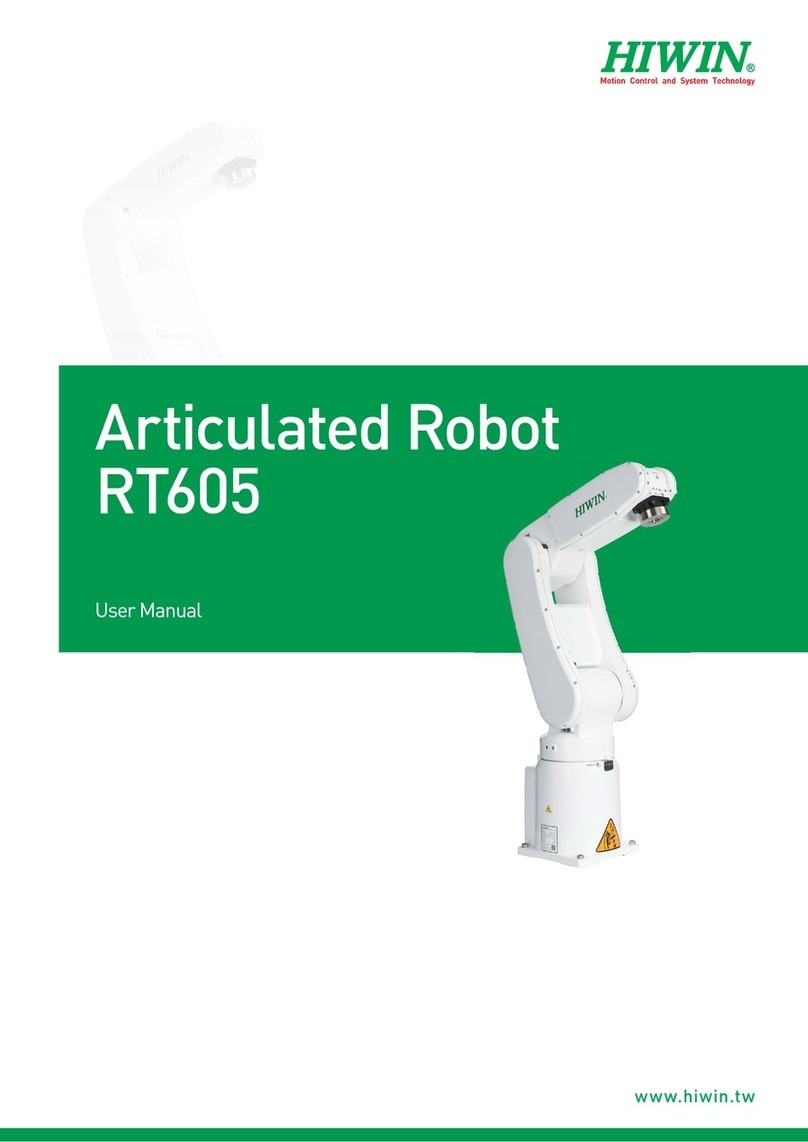 Hiwin RT605 Series User manual