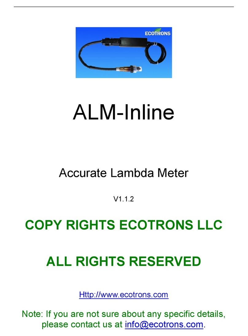 ECOTRONS ALM-Inline manual
