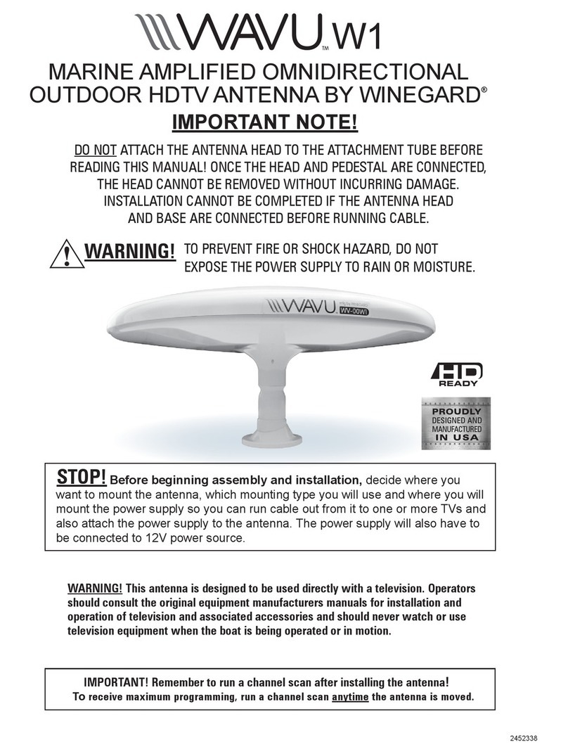 Winegard WAVU W1 User manual