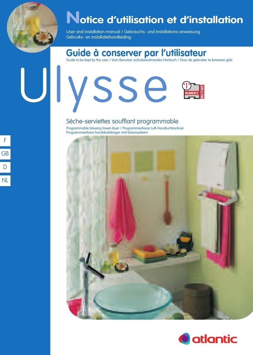 Atlantic Ulysse User and installation manual