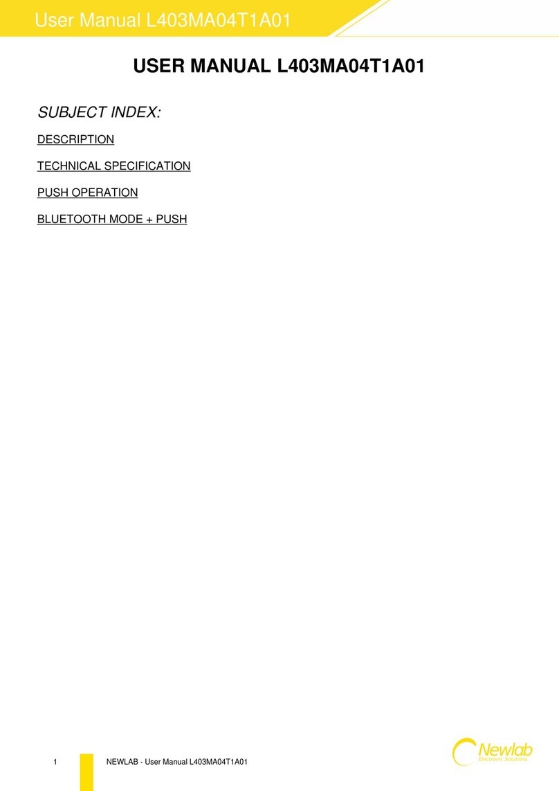 Newlab L403MA04T1A01 User manual