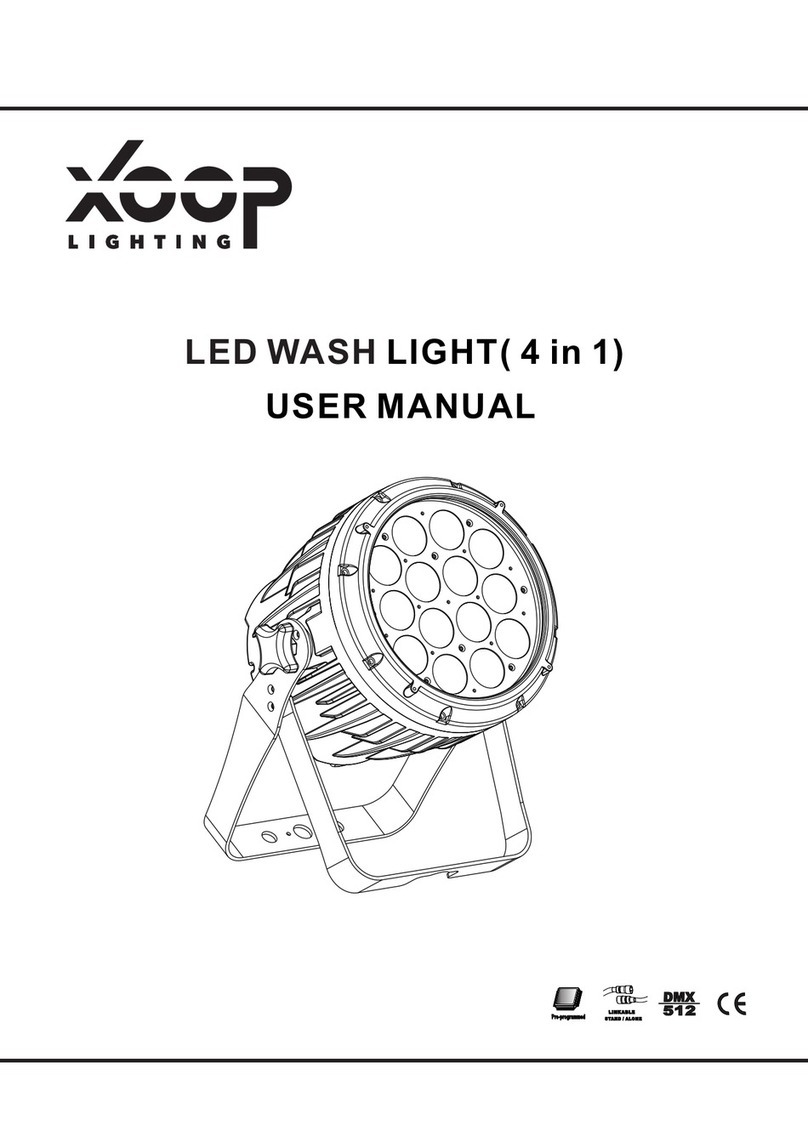 Xoop Lighting P180 User manual