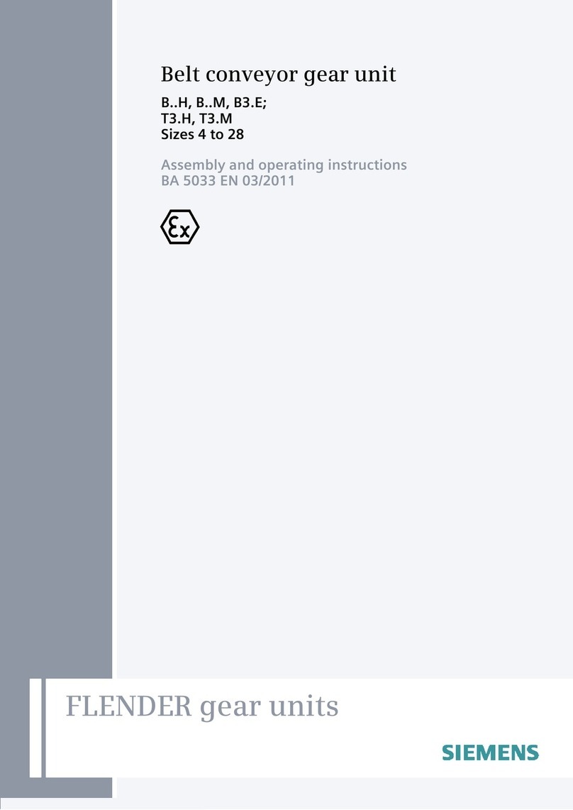 Siemens FLENDER B3 E Series Assembly and operating instructions