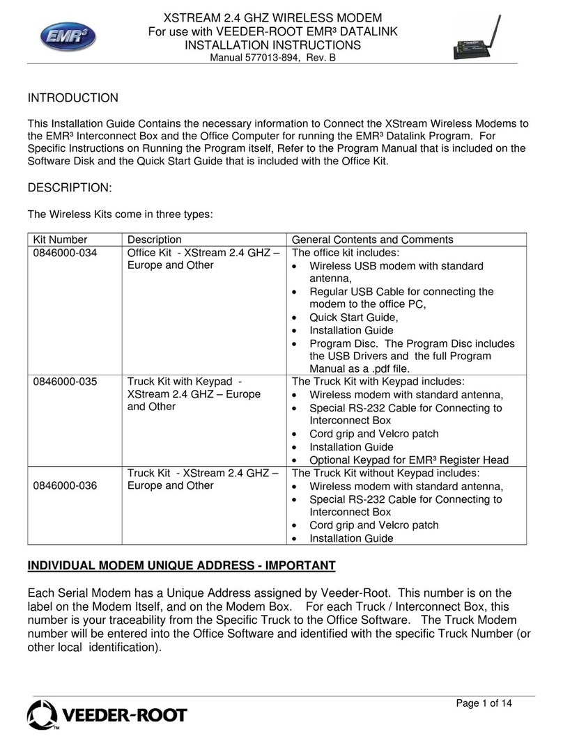 Veeder-Root EMR3 XStream-PKG installation instructions