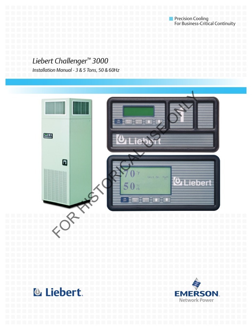 Emerson Liebert Challenger 3000 User manual