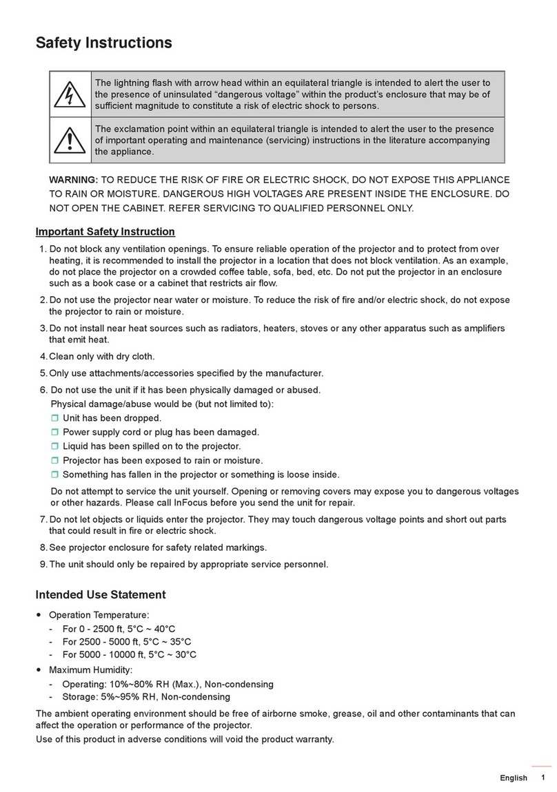 InFocus INL3149WU user guide